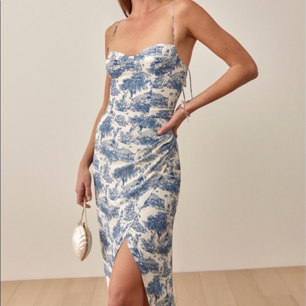 Reformation Kourtney dress Pastoral